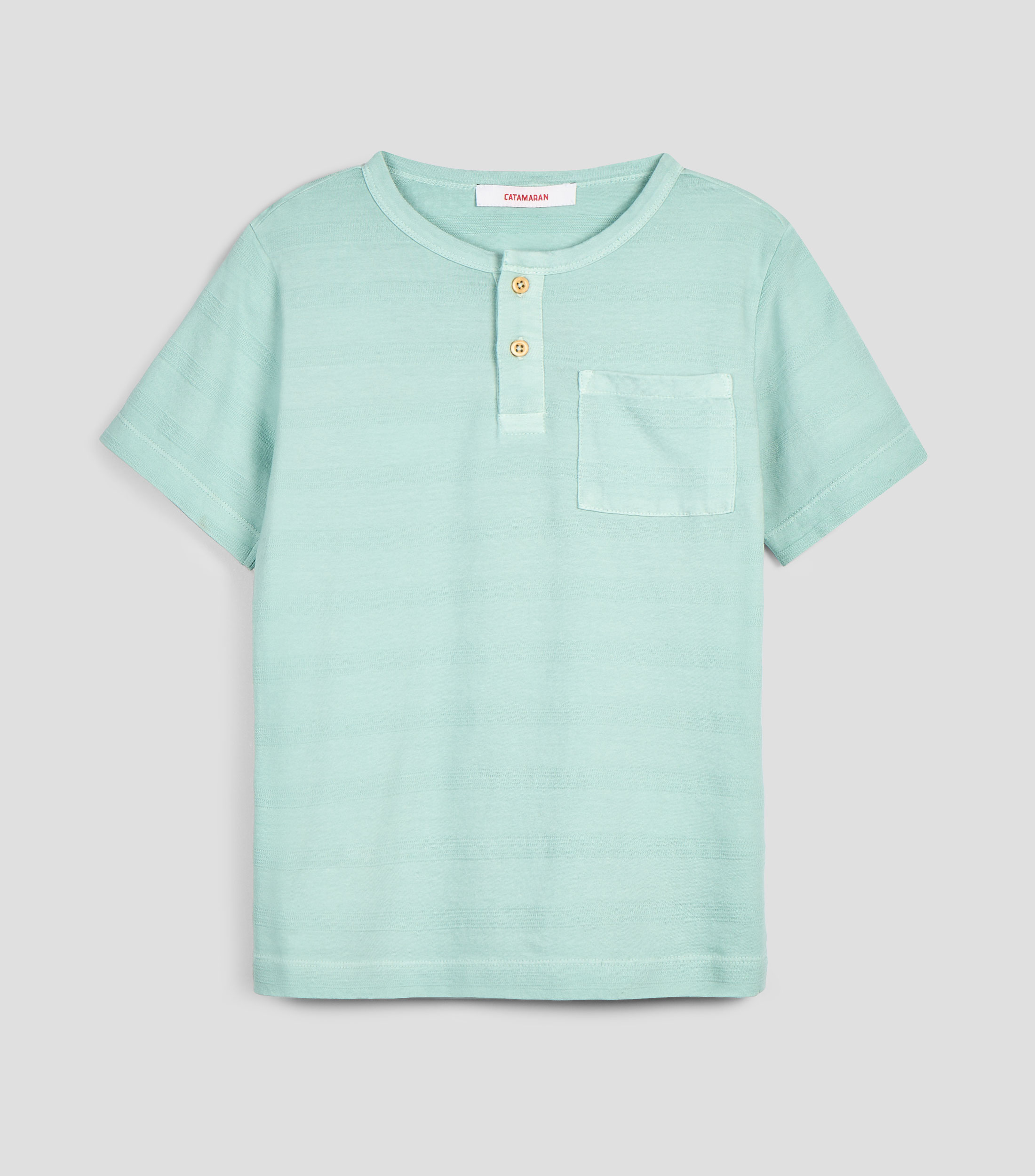 Playera cuello redondo manga corta lisa Niño
